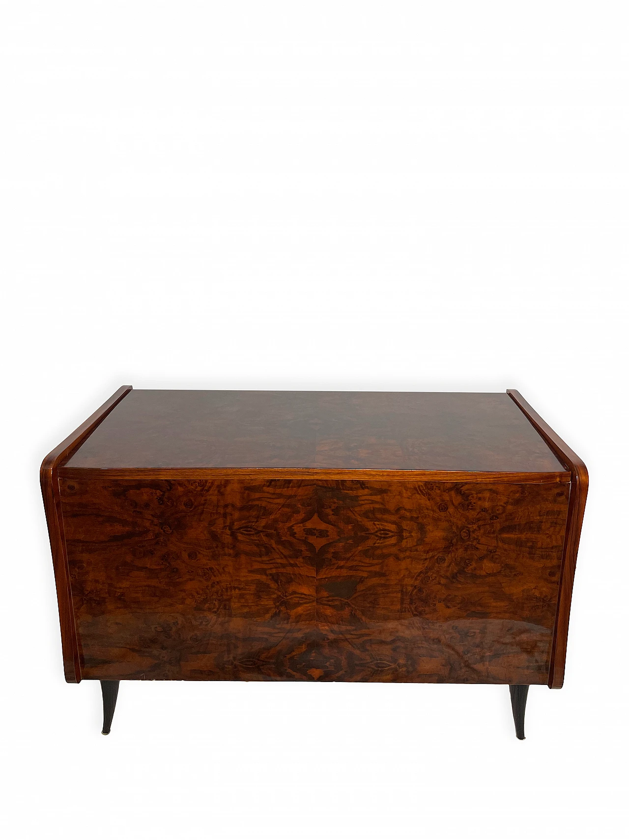 Rosewood storage chest in Art Deco style, 1960s 5