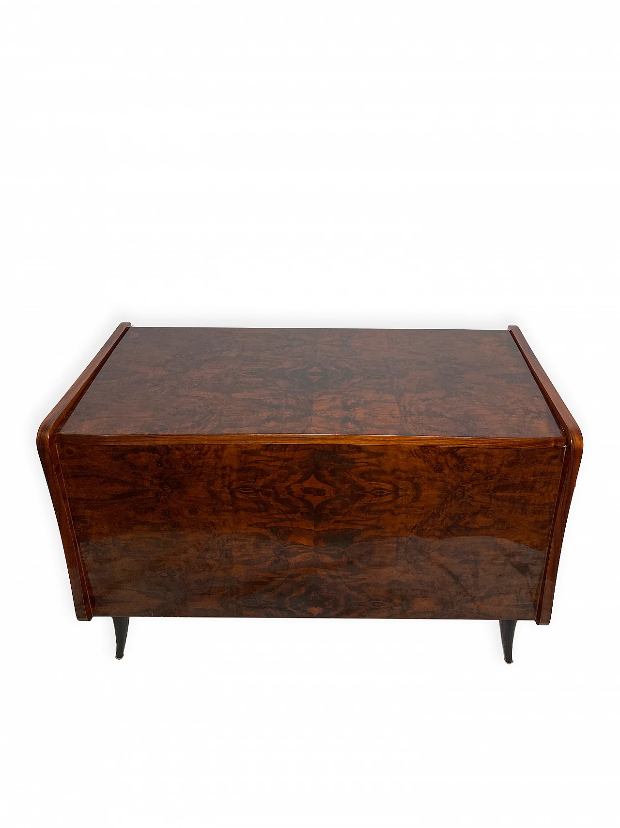 Rosewood storage chest in Art Deco style, 1960s 6