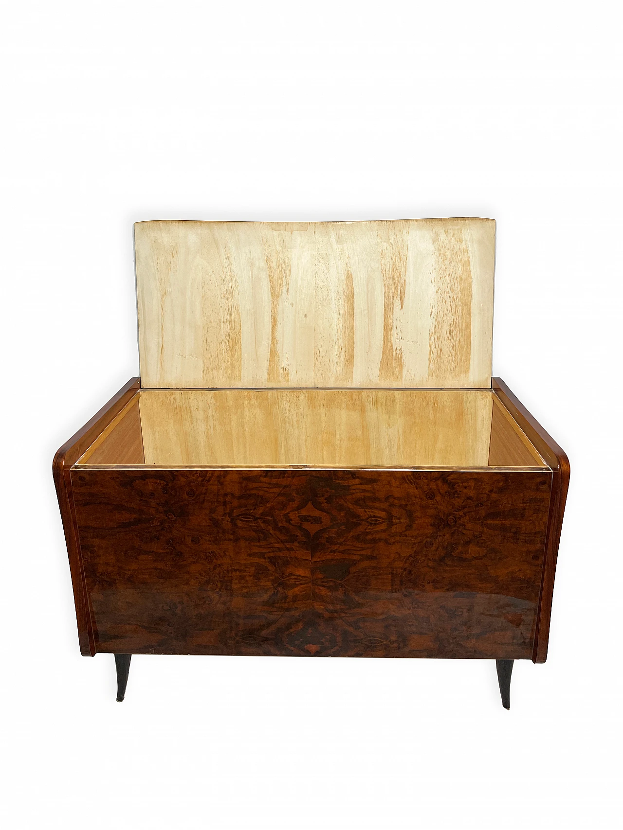 Rosewood storage chest in Art Deco style, 1960s 7