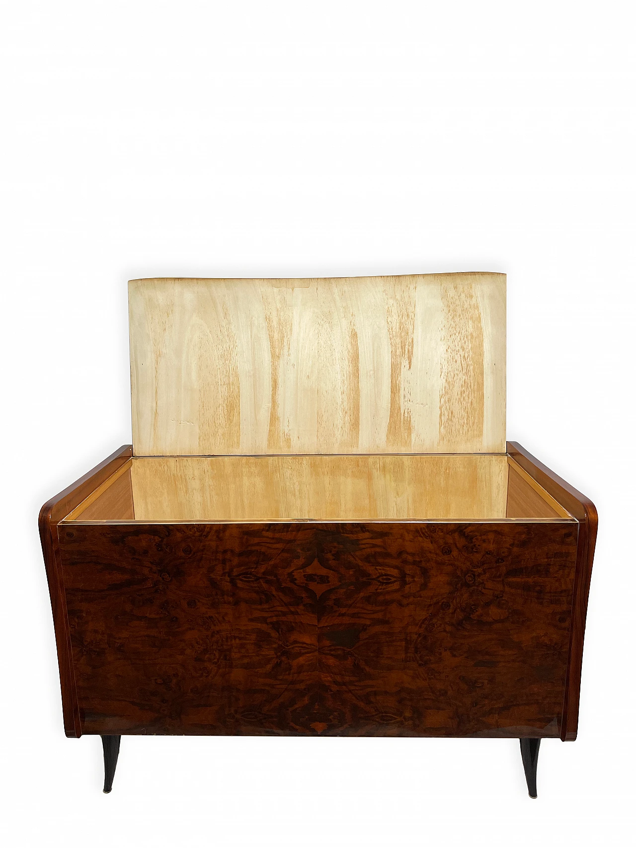 Rosewood storage chest in Art Deco style, 1960s 9