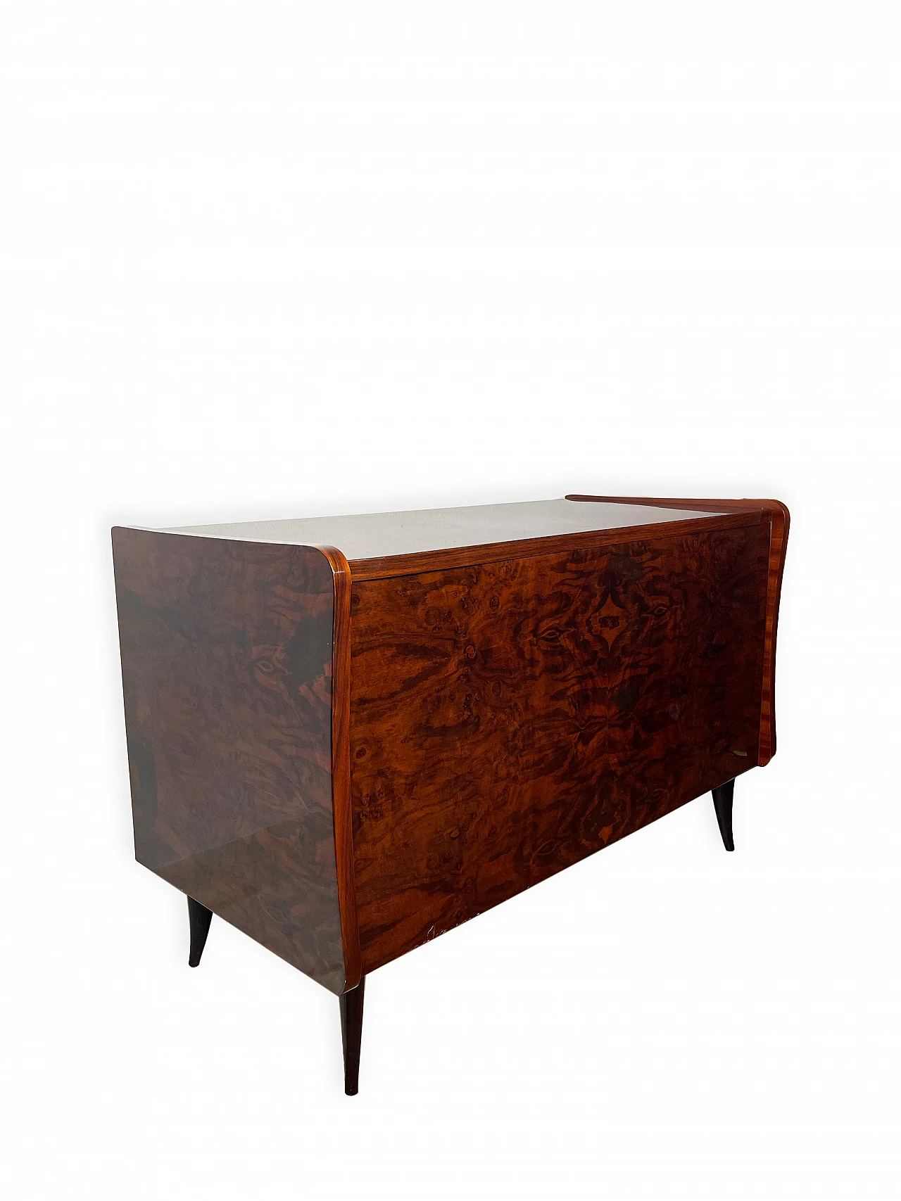 Rosewood storage chest in Art Deco style, 1960s 10