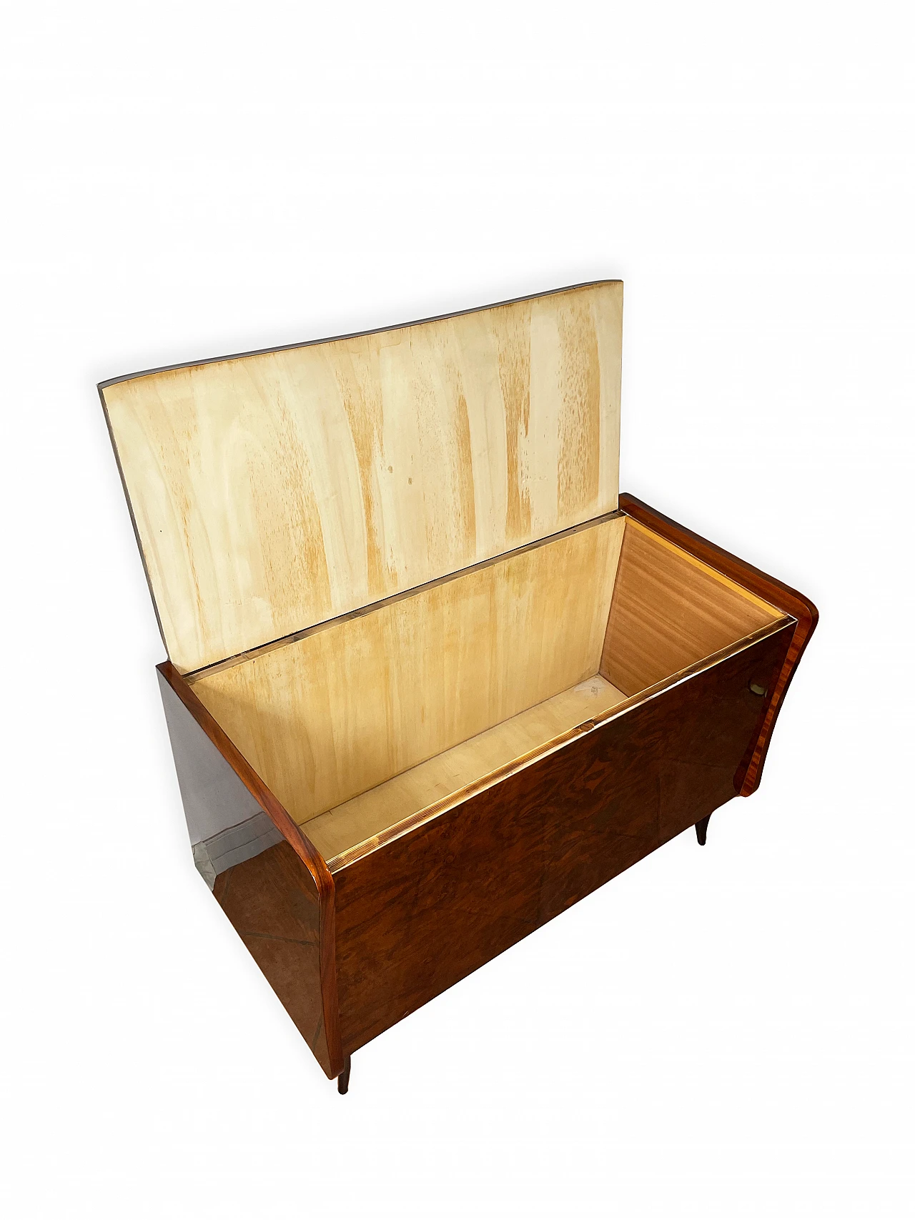 Rosewood storage chest in Art Deco style, 1960s 11