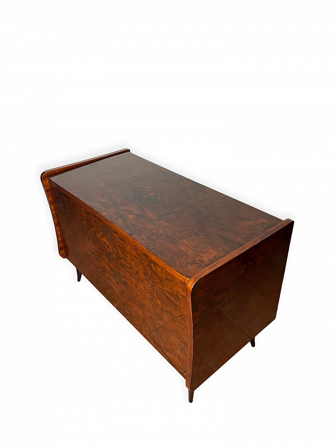 Rosewood storage chest in Art Deco style, 1960s 21