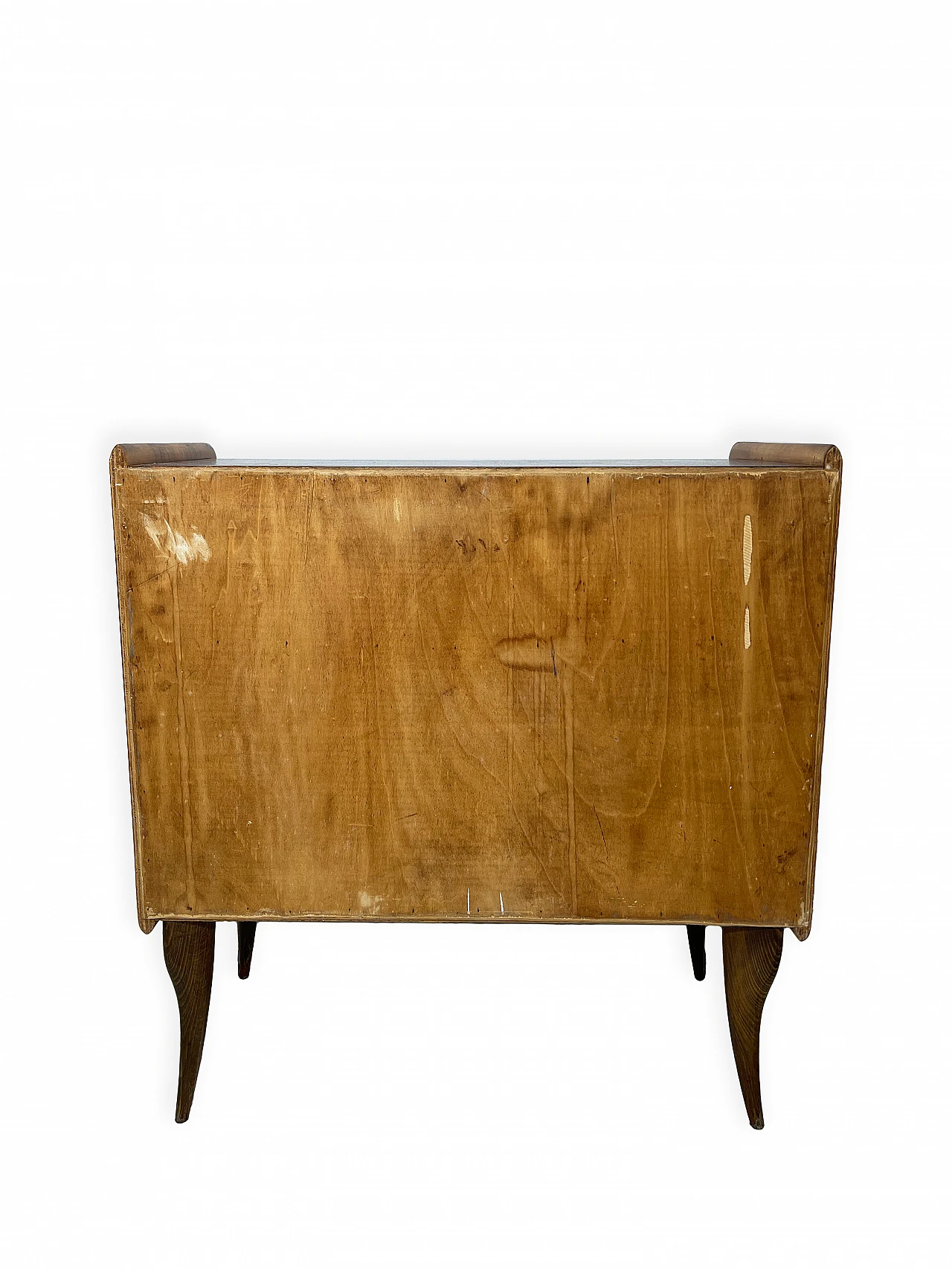 Art Deco bar cabinet in walnut glass mosaic, 1950s 12