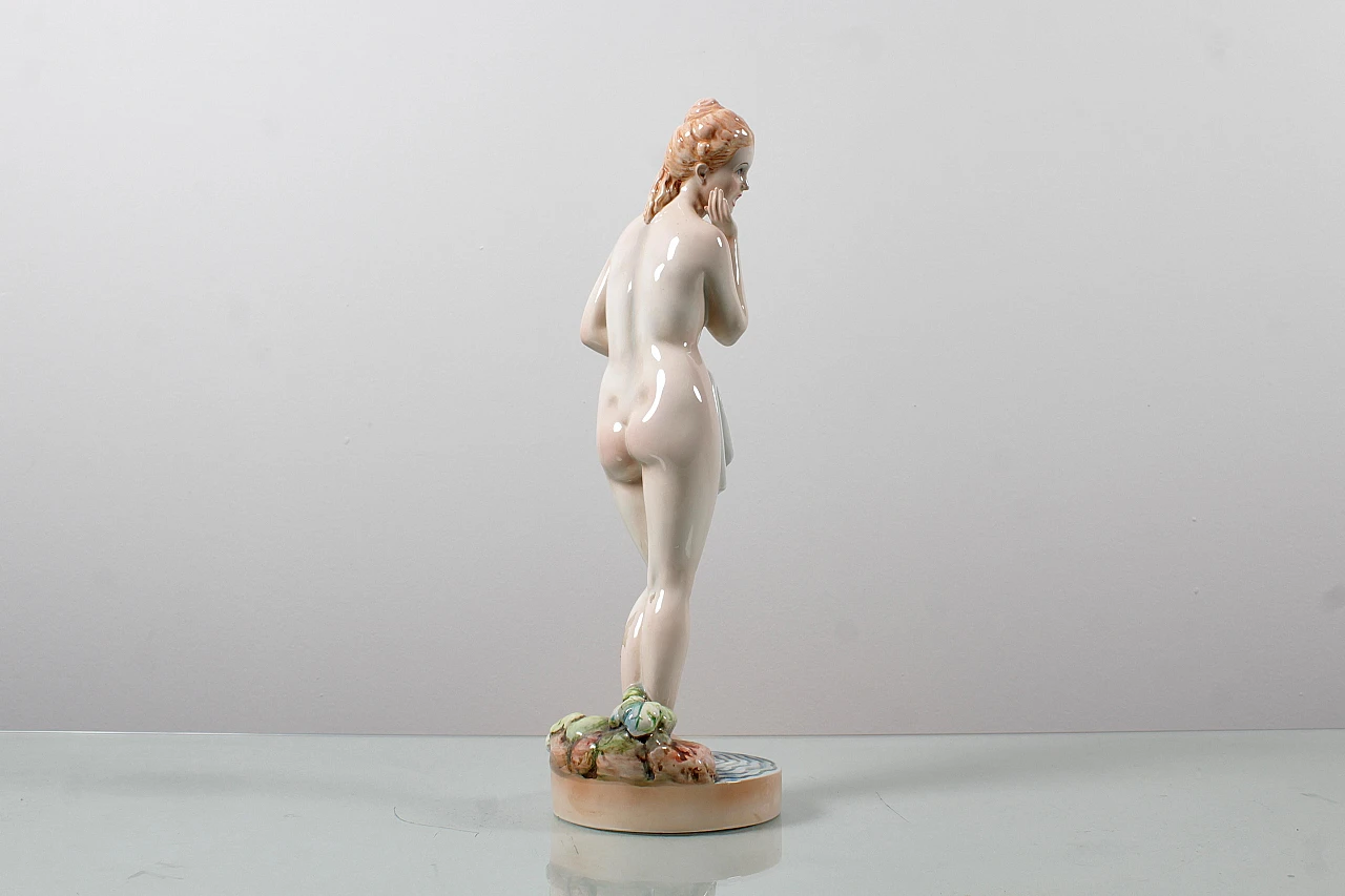 Giovanni Ronzan, female nude, porcelain sculpture, 1950s 5