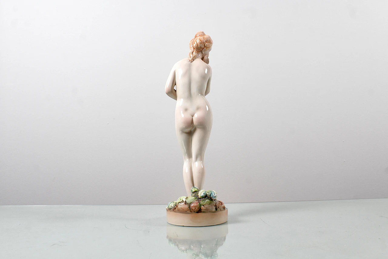 Giovanni Ronzan, female nude, porcelain sculpture, 1950s 6