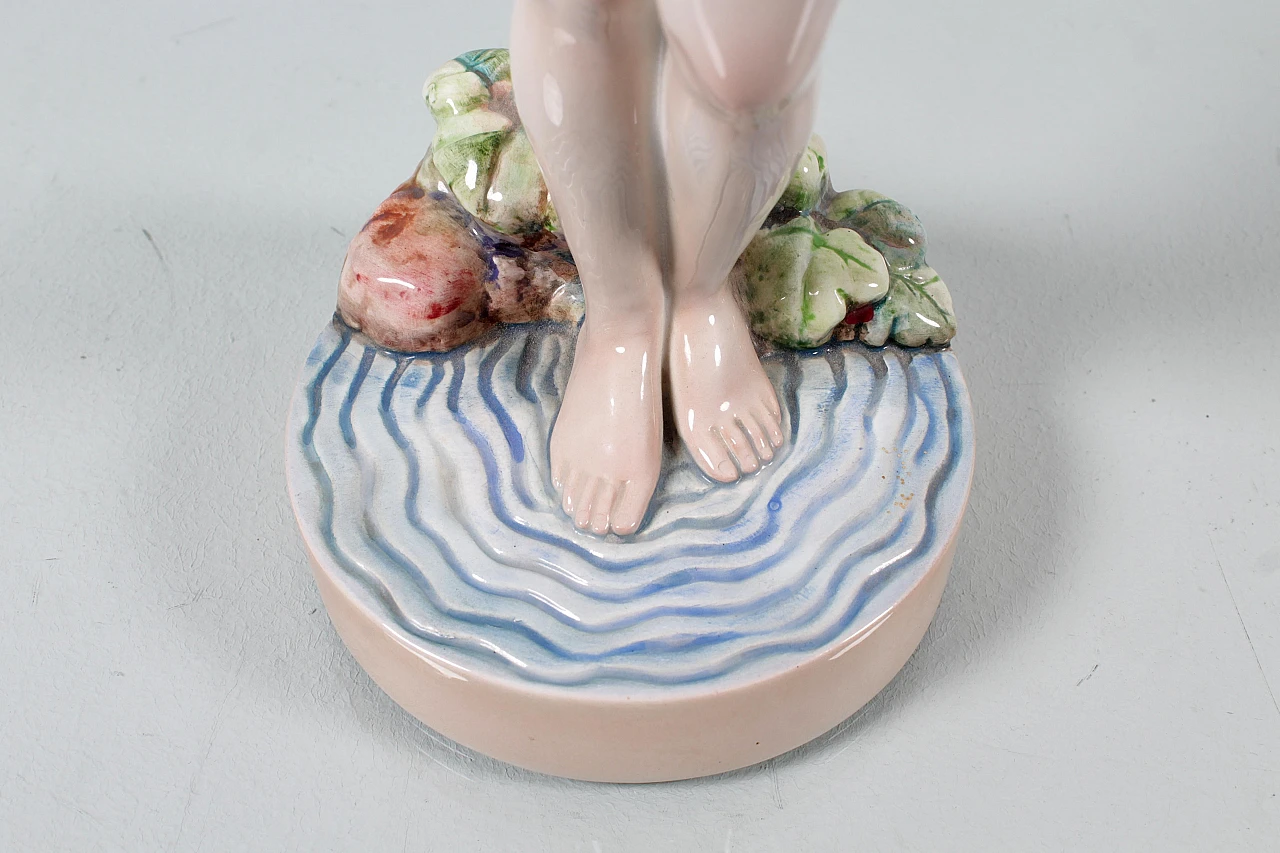 Giovanni Ronzan, female nude, porcelain sculpture, 1950s 15