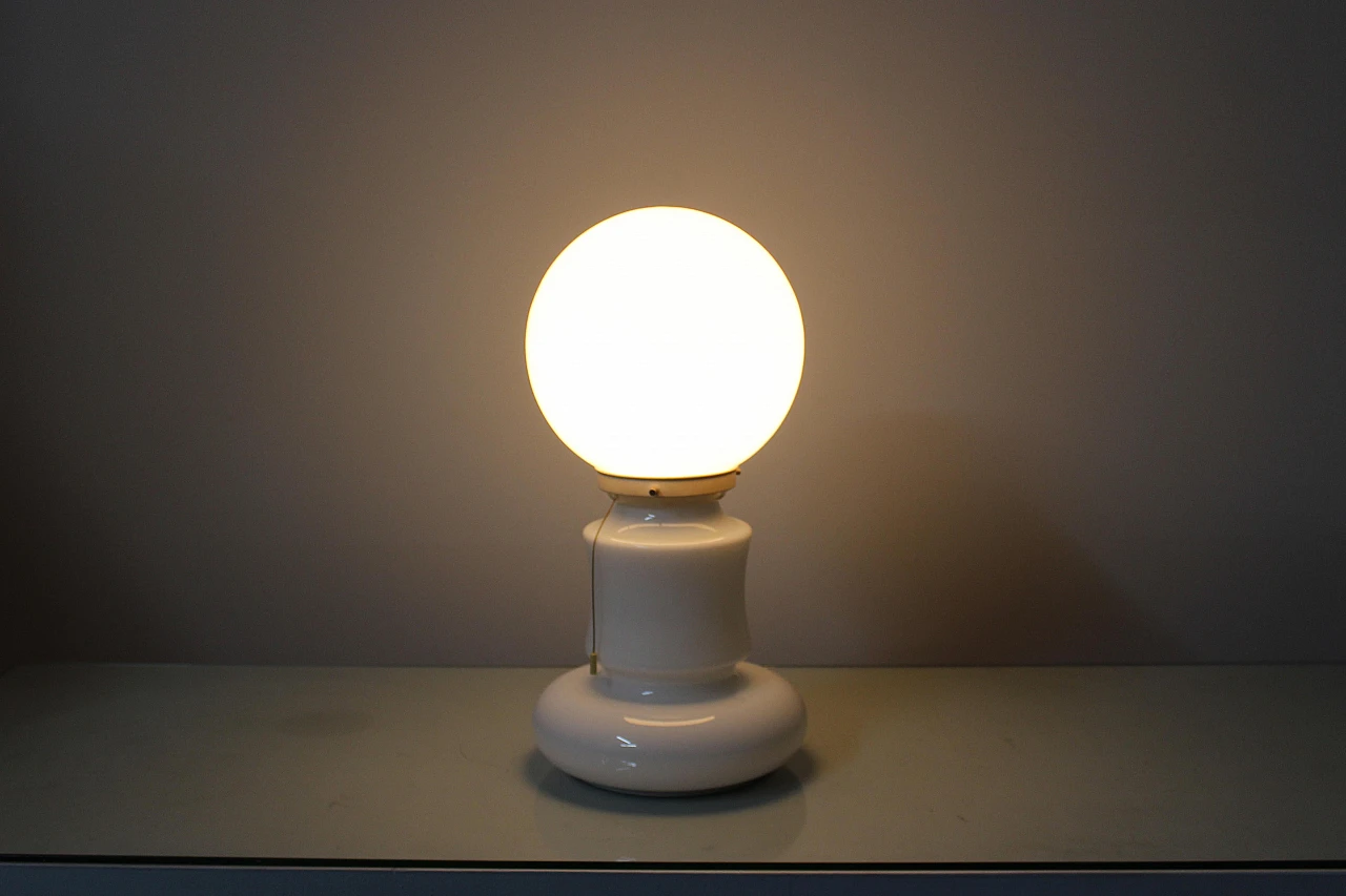 Table lamp attributed to C. Nason for Mazzega, 1970s 8