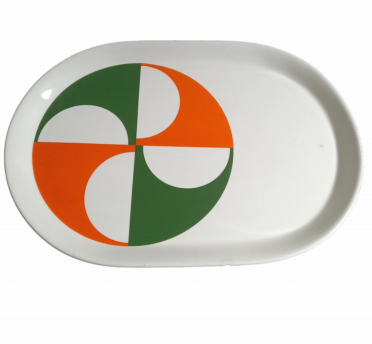 Ceramic plate by Gio Ponti for Ceramica Franco Pozzi, 1960s 7