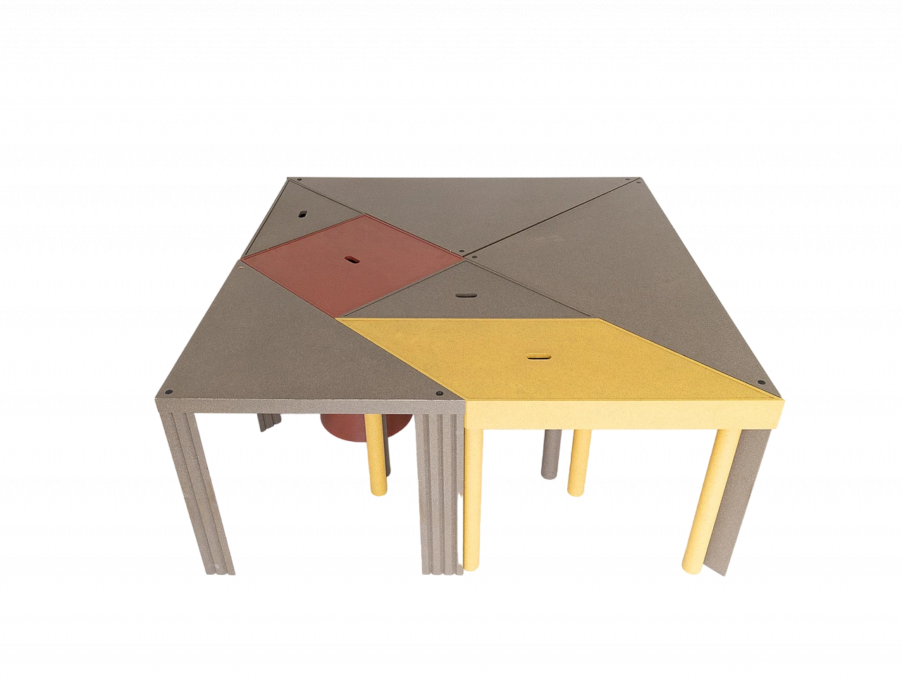 Tangram modular table by Massimo Morozzi for Cassina, 1980s 2