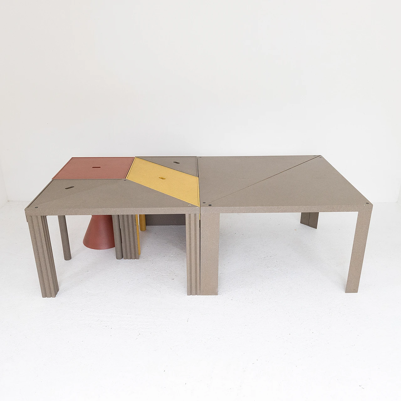 Tangram modular table by Massimo Morozzi for Cassina, 1980s 5