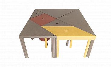 Tangram modular table by Massimo Morozzi for Cassina, 1980s