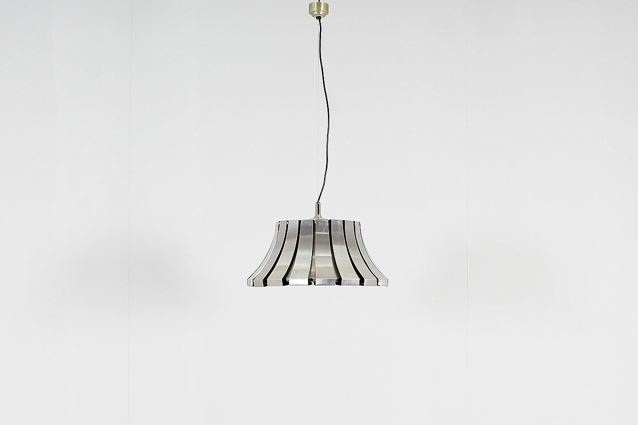 Steel lamp by Elio Martinelli for Martinelli Luce, 1960s 2