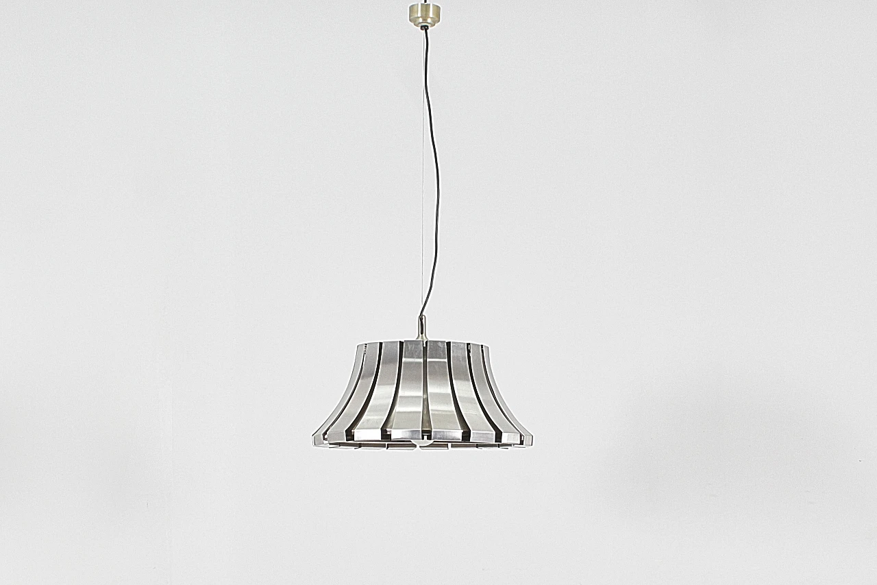 Steel lamp by Elio Martinelli for Martinelli Luce, 1960s 3