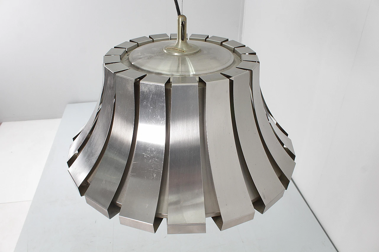 Steel lamp by Elio Martinelli for Martinelli Luce, 1960s 10