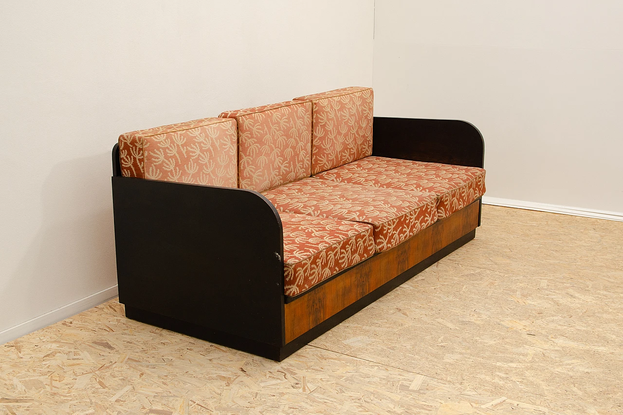 Art Deco sofa bed by Jindřich Halabala, 1930s 4