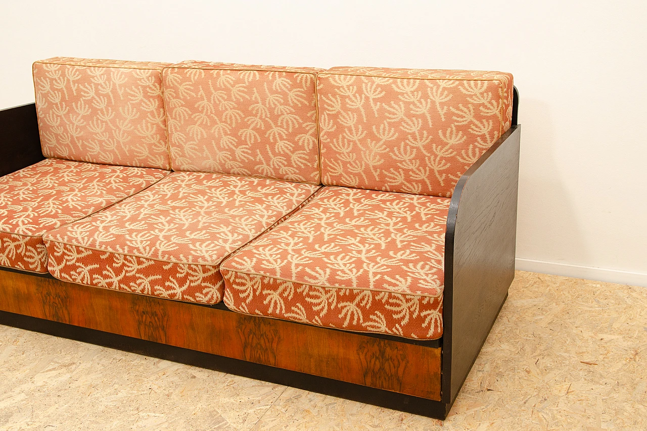 Art Deco sofa bed by Jindřich Halabala, 1930s 7