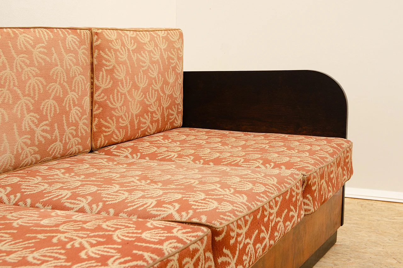 Art Deco sofa bed by Jindřich Halabala, 1930s 8