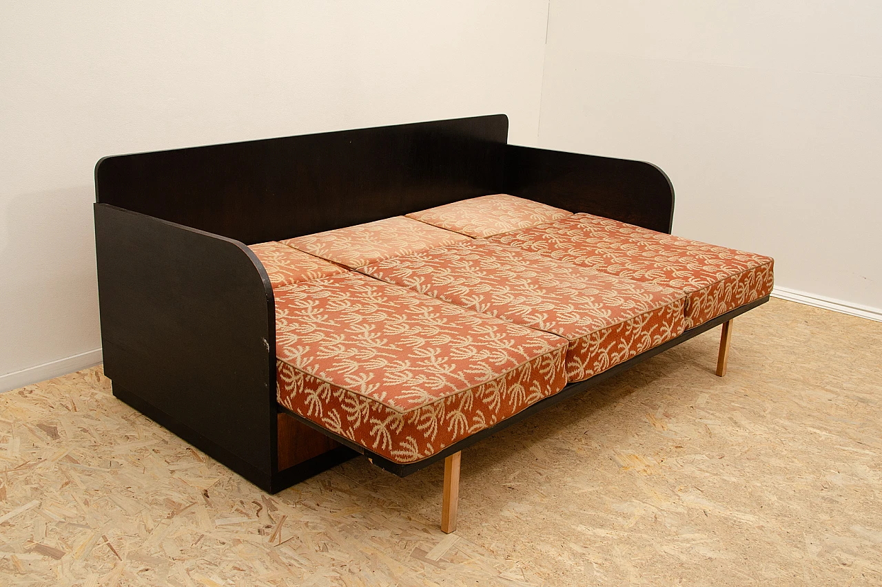 Art Deco sofa bed by Jindřich Halabala, 1930s 16