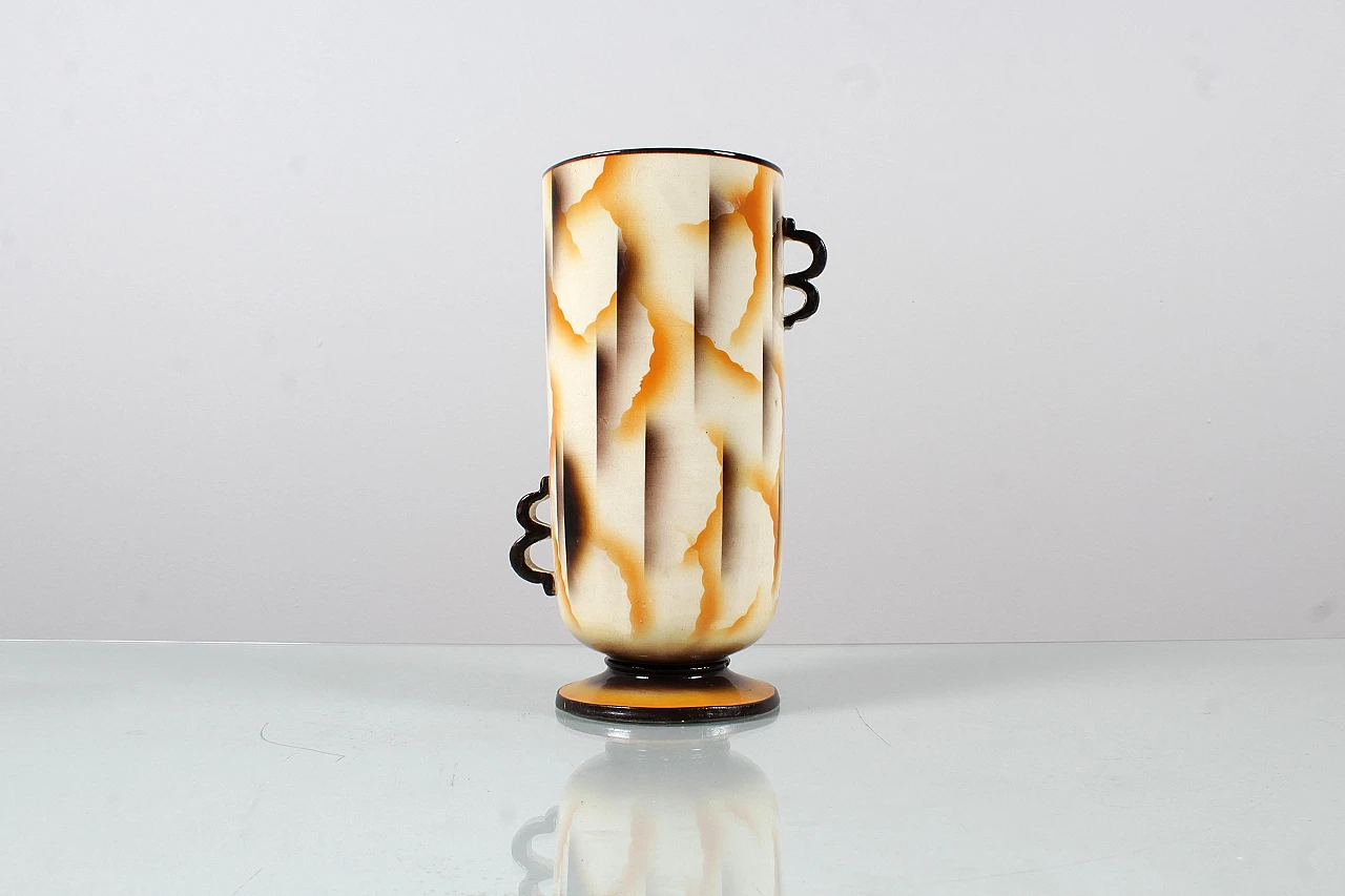 Futurist ceramic vase by Carraresi & Lucchesi, 1930s 2