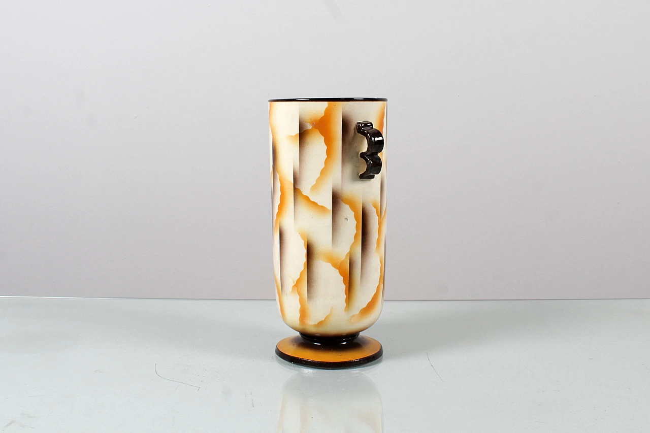 Futurist ceramic vase by Carraresi & Lucchesi, 1930s 3