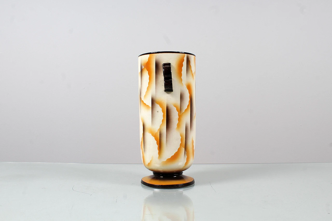 Futurist ceramic vase by Carraresi & Lucchesi, 1930s 4