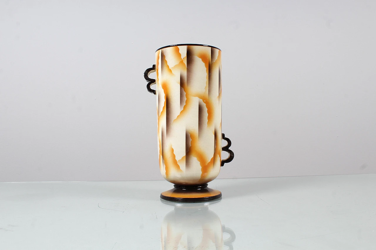 Futurist ceramic vase by Carraresi & Lucchesi, 1930s 5