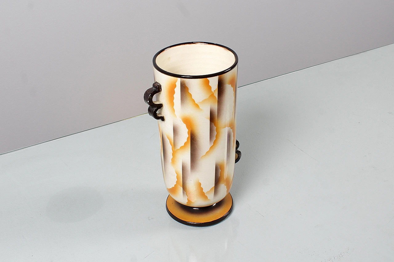 Futurist ceramic vase by Carraresi & Lucchesi, 1930s 6