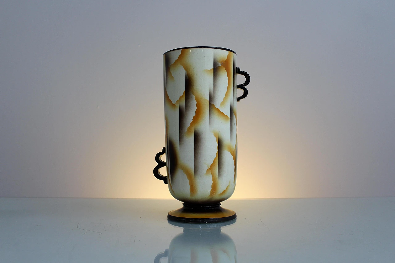 Futurist ceramic vase by Carraresi & Lucchesi, 1930s 12