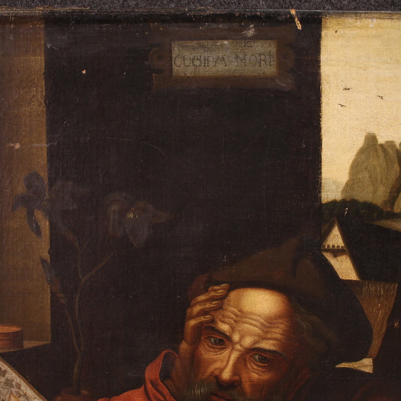 Flemish school, St. Jerome in his study, oil on canvas, 17th century 12