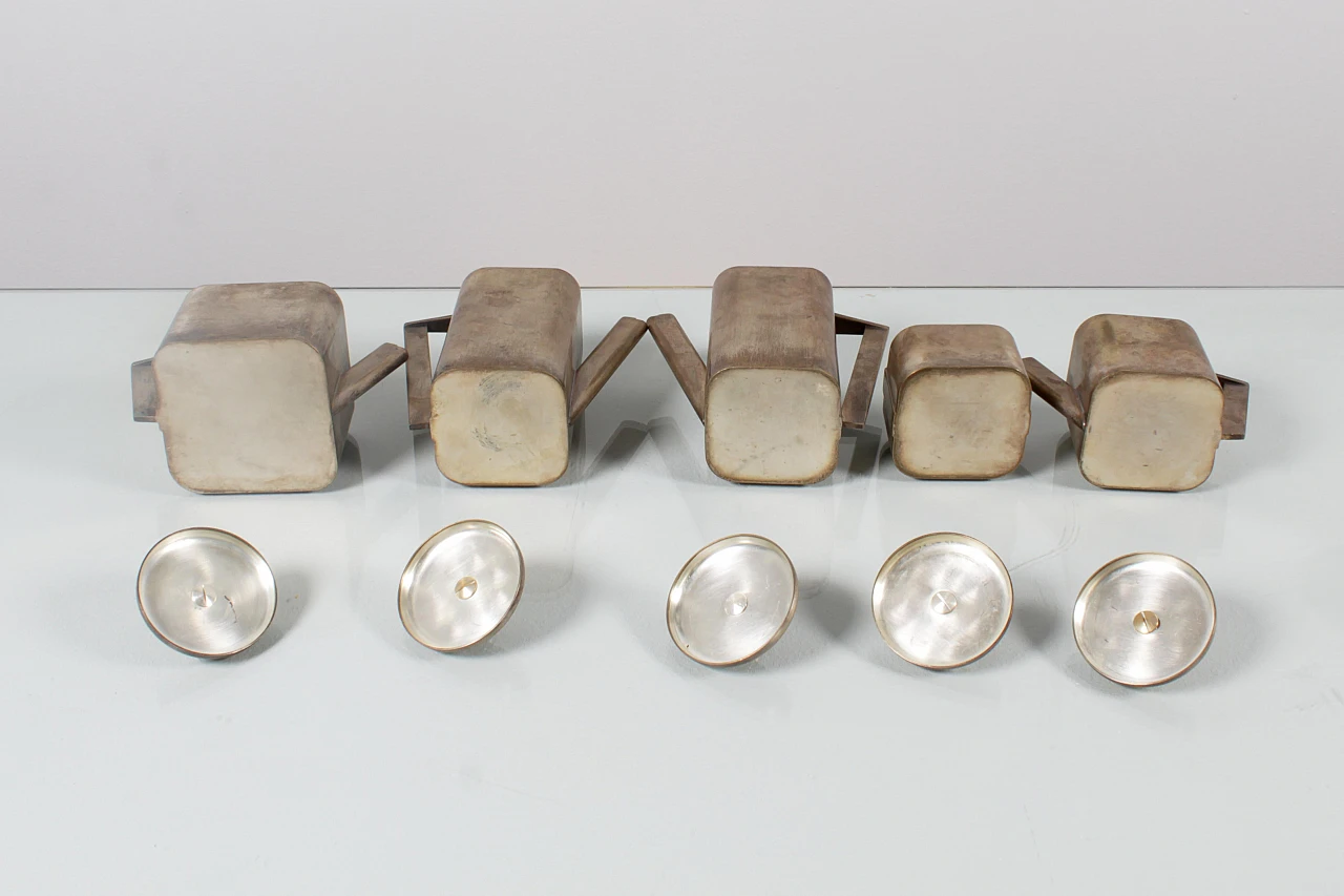 Nickel silver breakfast service, 1930s 6