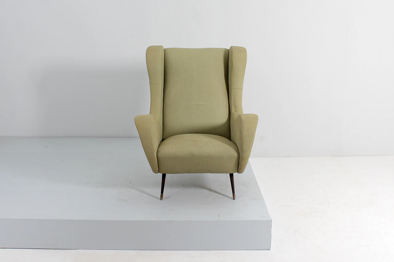 Senior style armchair attributed to Marco Zanuso for Arflex, 1950s 2