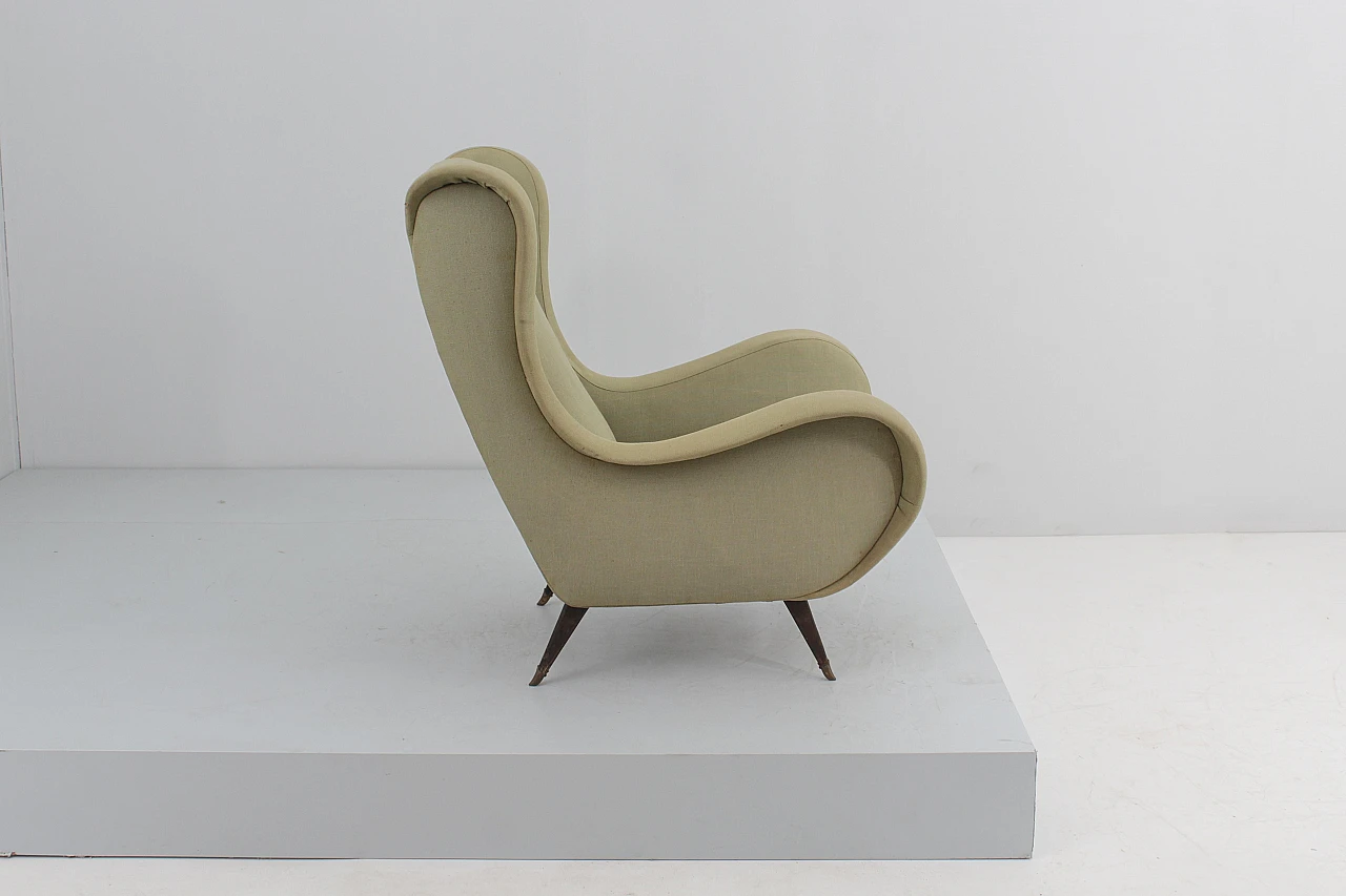 Senior style armchair attributed to Marco Zanuso for Arflex, 1950s 5
