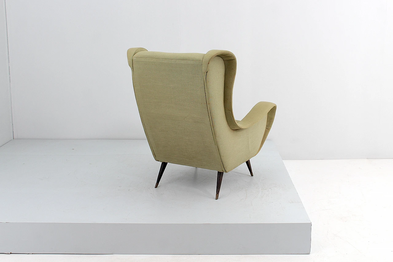 Senior style armchair attributed to Marco Zanuso for Arflex, 1950s 6