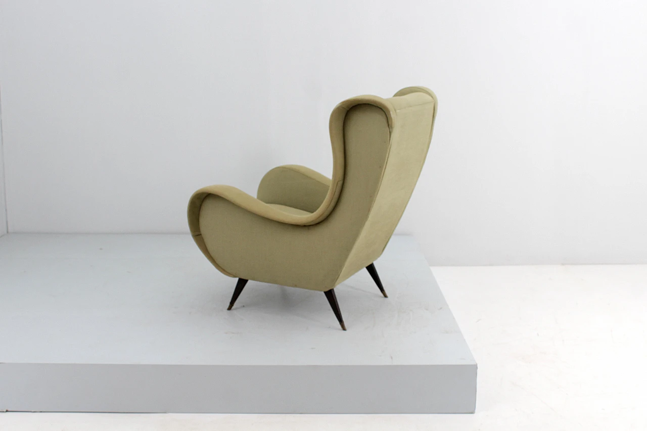 Senior style armchair attributed to Marco Zanuso for Arflex, 1950s 8