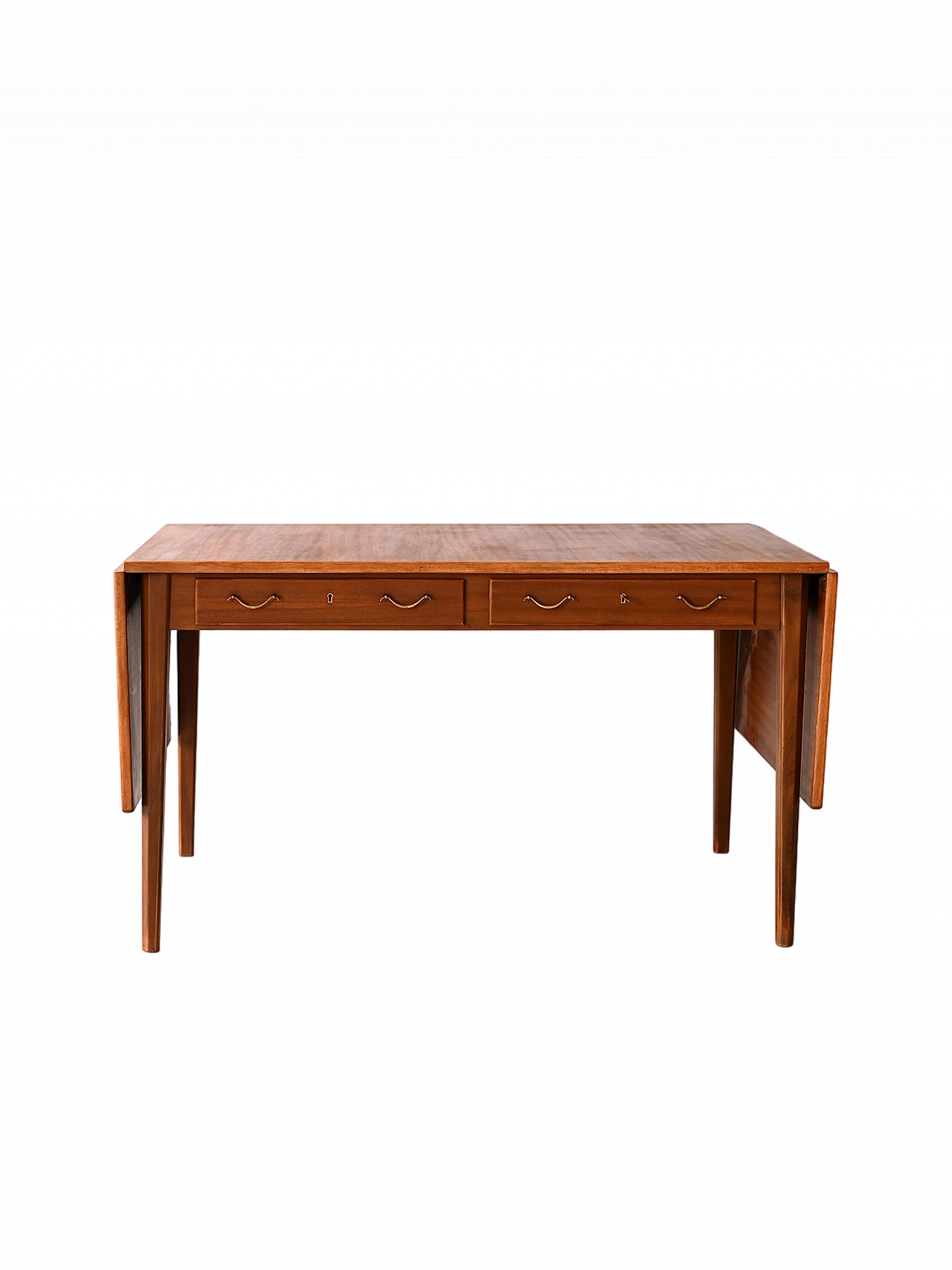 Scandinavian mahogany writing desk by David Rosen, 1960s 16