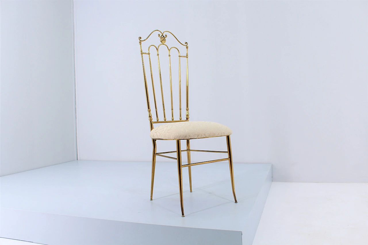Pair of Chiavari chairs attributed to Gaetano Descalzi, 1950s 11