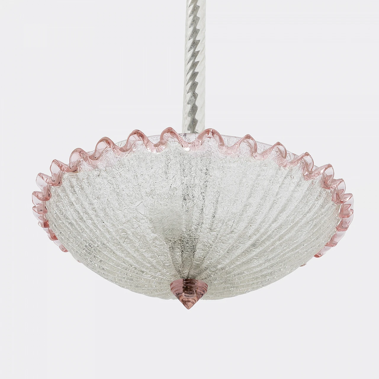 Murano glass chandelier in Barovier & Toso style, 1960s 1