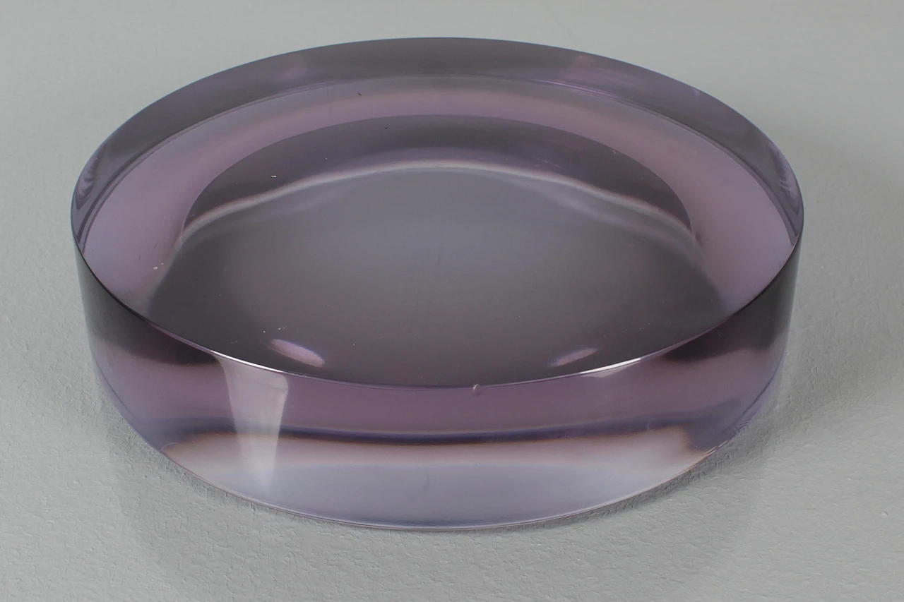 Purple Murano glass pocket emptier by Carlo Nason, 1960s 9