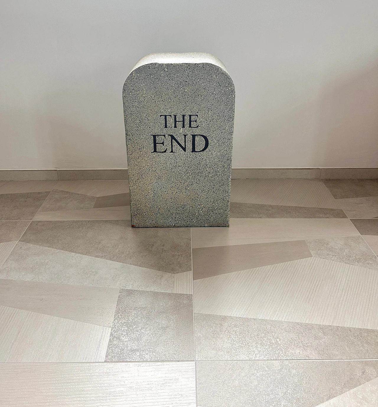 The End pouf by M. Cattelan and P. Ferrari for Gufram, 2014 3