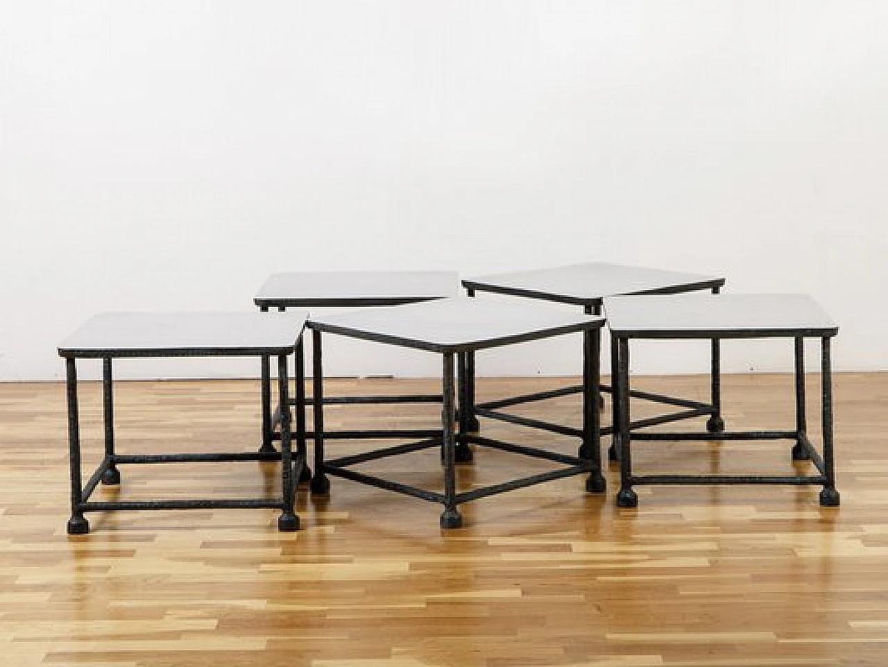 5 Mumbai metal coffee tables by Baxter, 2000s 7