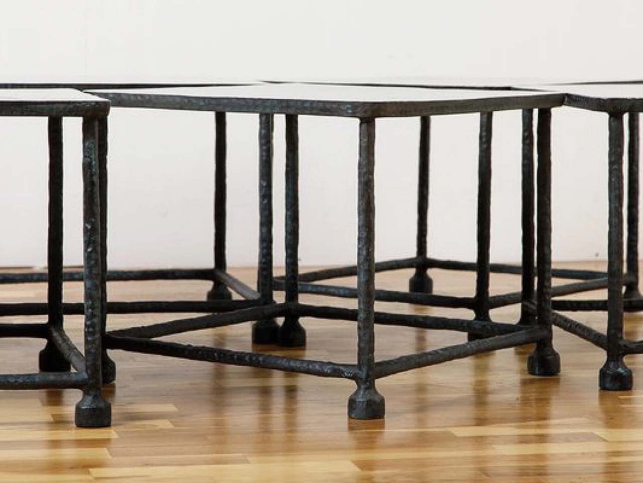 5 Mumbai metal coffee tables by Baxter, 2000s 8