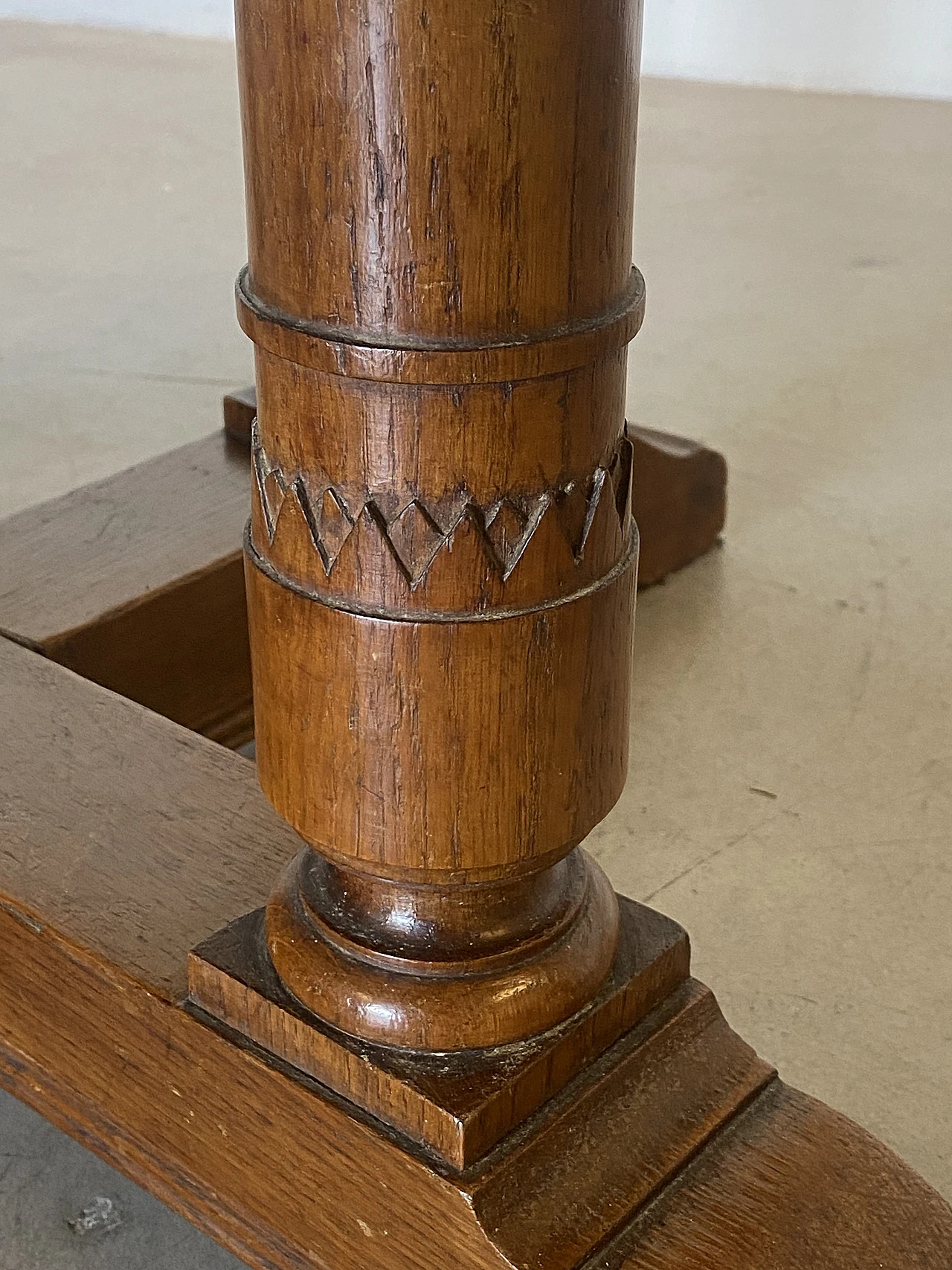 Pair of oak gaming tables, 1940s 5