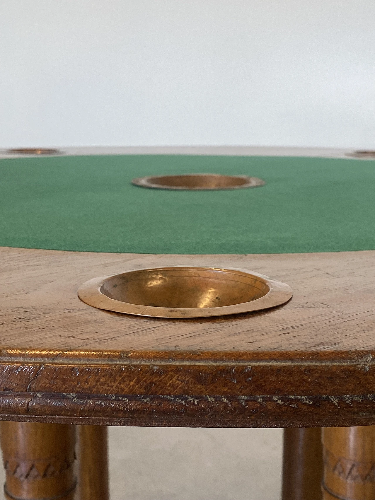 Pair of oak gaming tables, 1940s 8