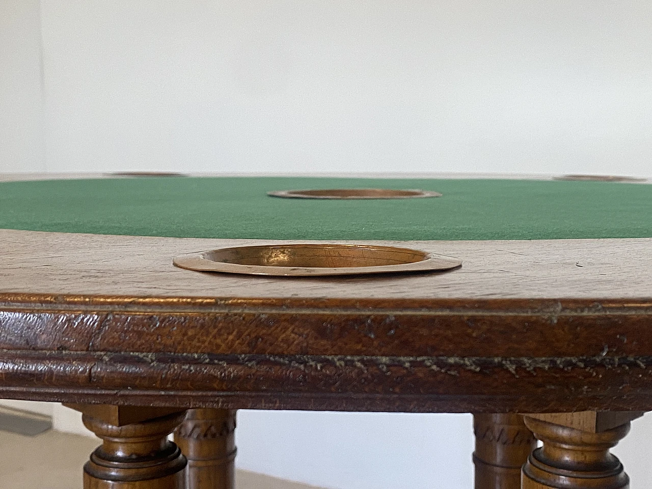 Pair of oak gaming tables, 1940s 12