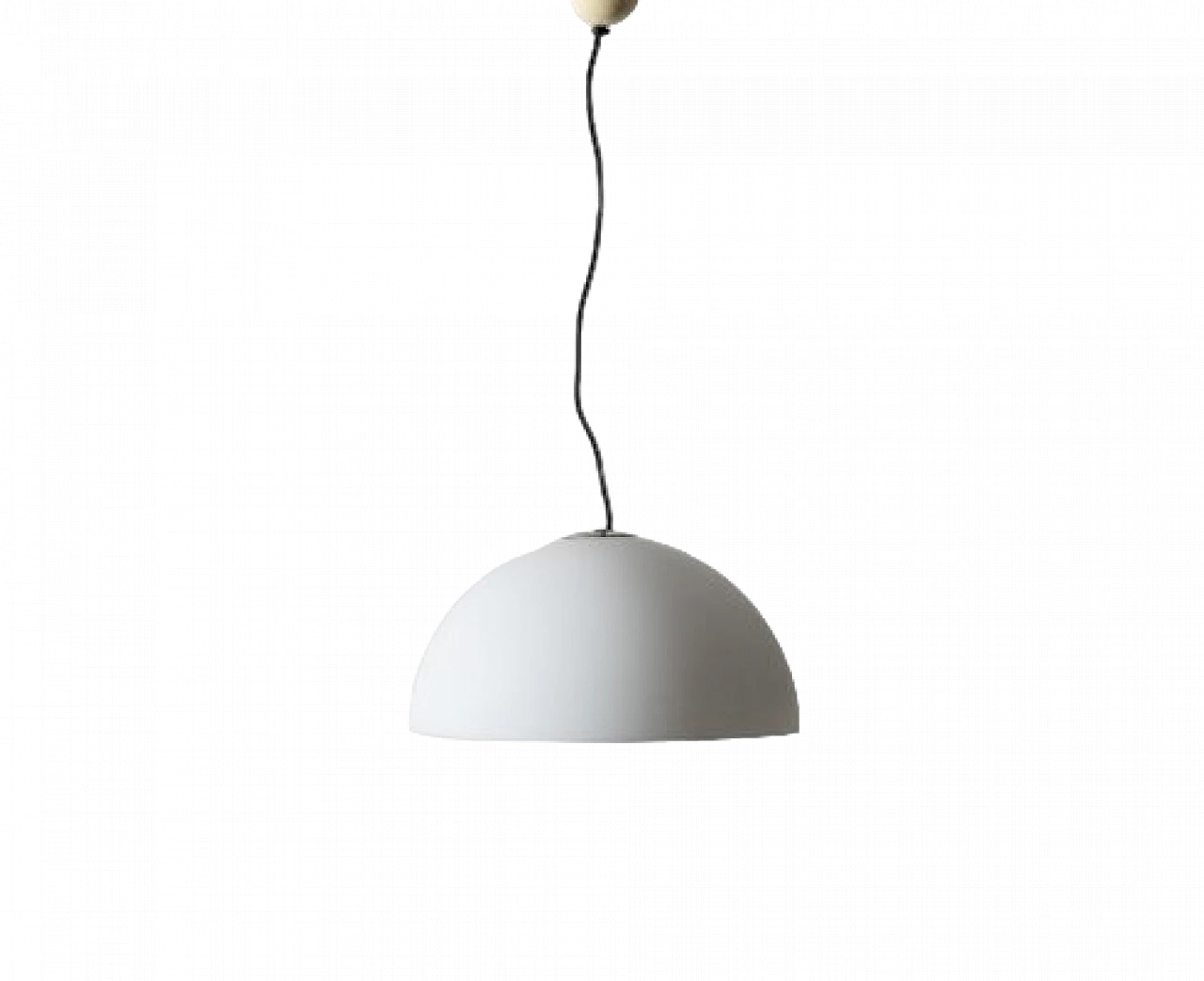 Lampadario Sonora 411 in vetro di Vico Magistretti per Oluce, anni '70 9