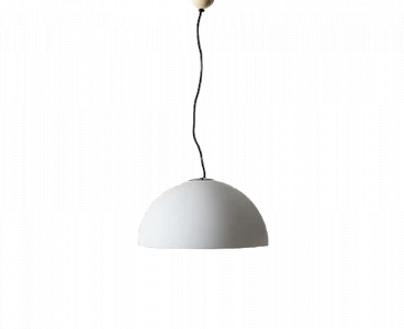 Sonora 411 glass chandelier by Vico Magistretti for Oluce, 1970s