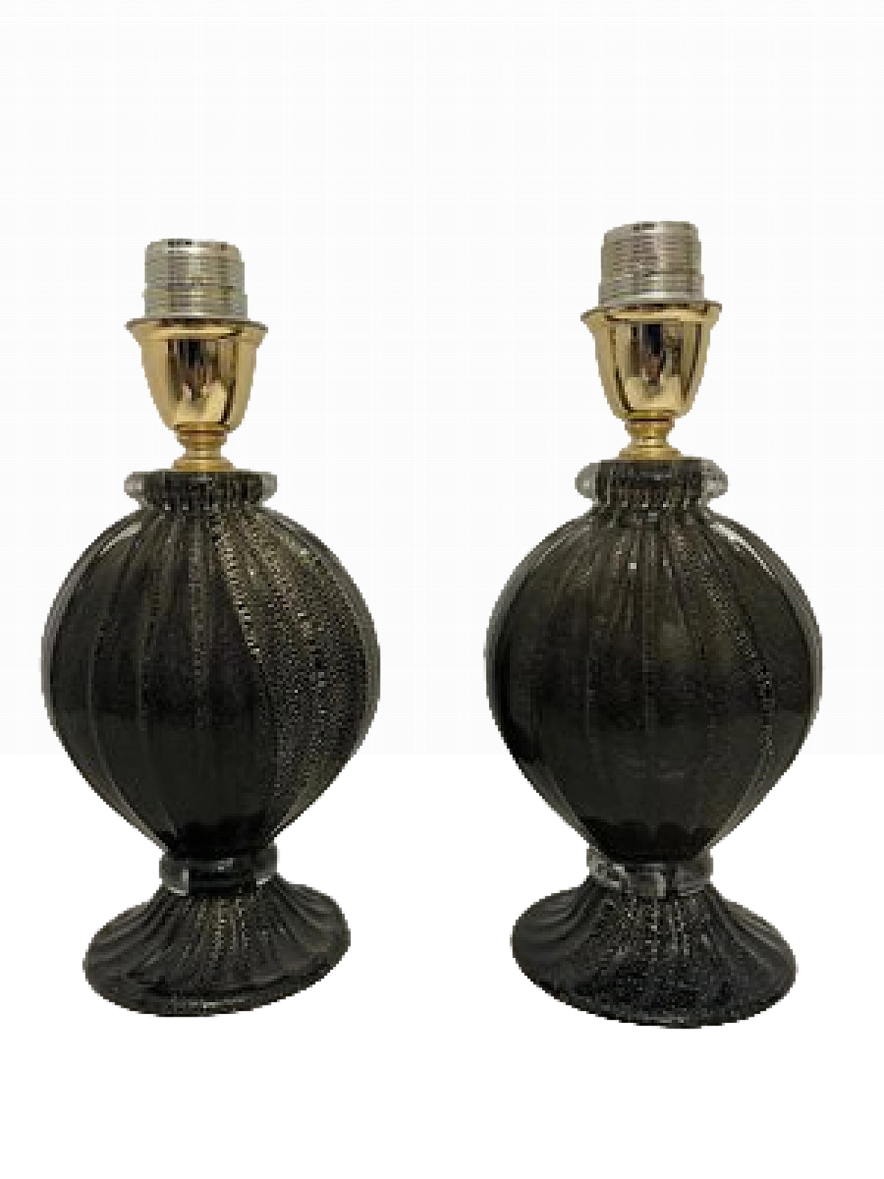 Pair of Murano glass lamps, 1980s 12