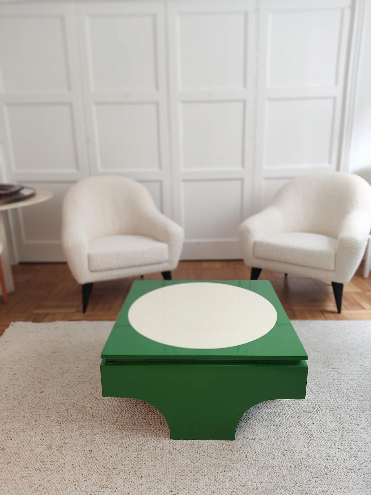 Coffee table attributed to Emiel Veranneman & Vasarely, 1970s 1