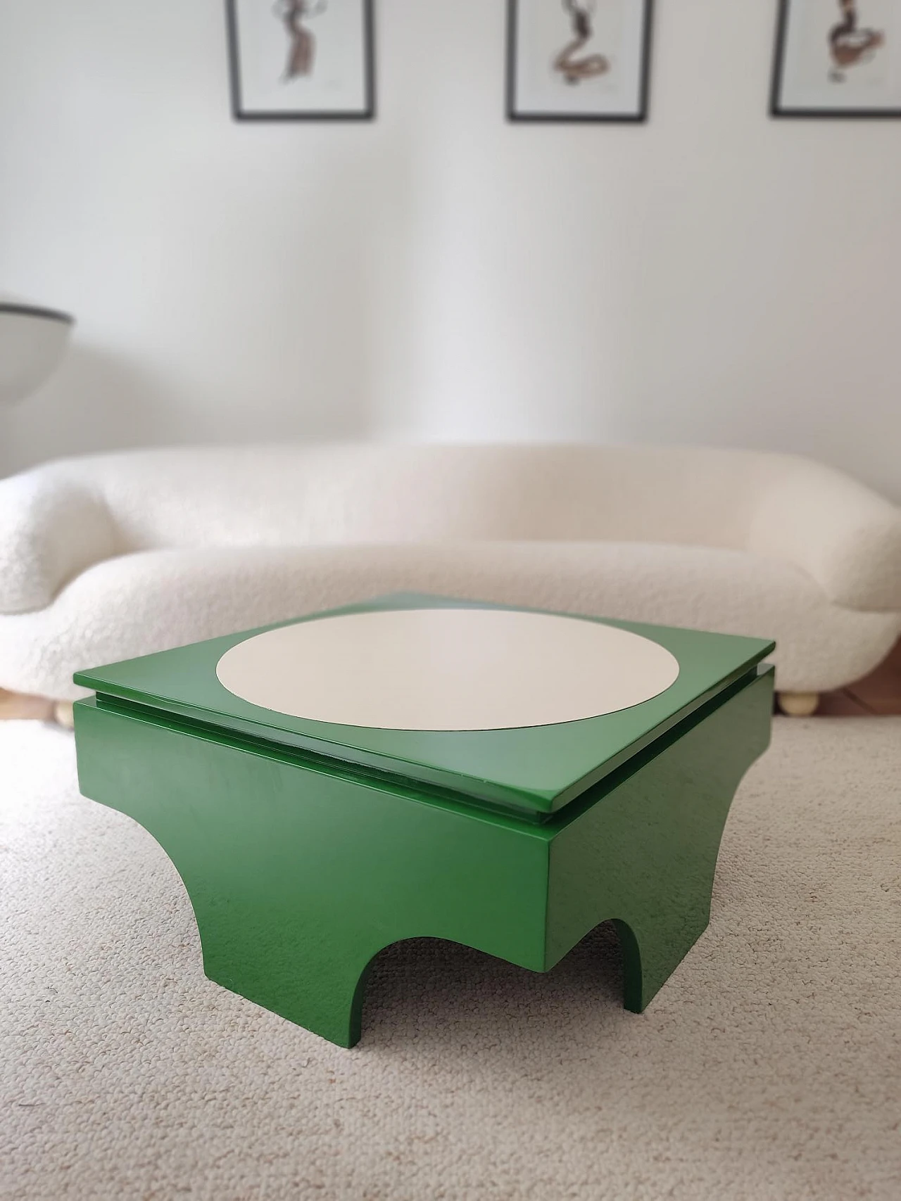 Coffee table attributed to Emiel Veranneman & Vasarely, 1970s 10